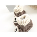 儿童冬季套装生产厂家-柔软温暖羊毛针织帽彩色