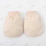 婴儿针织帽套装生产厂家-柔软棉质刺绣配套