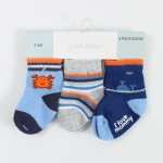 婴儿袜供应商-有机棉中性色过膝