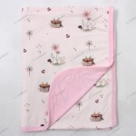 襁褓毯工厂-可定制竹纤维粘胶针织托儿所