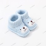 婴儿靴生产厂家-棉质钩编手工学步鞋