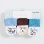儿童袜工厂-动物头3D棉质防滑运动