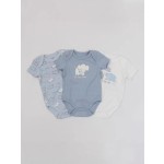 婴儿连体衣工厂-纯棉短袖三件套