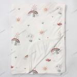 襁褓毯工厂-可定制竹纤维粘胶针织托儿所