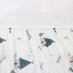 床单套装工厂-柔软竹纤维氨纶编织婴儿床