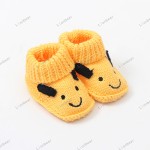 婴儿鞋供应商-手工钩编动物花朵靴