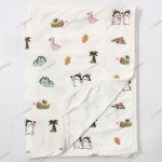 襁褓毯工厂-可定制竹纤维粘胶针织托儿所