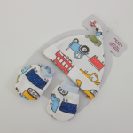 婴儿套装工厂-韩版纯棉帽鞋礼盒套装