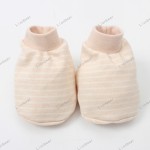 婴儿针织帽套装生产厂家-柔软棉质刺绣配套