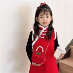 肩包供应商-女孩蝴蝶结手提公主链