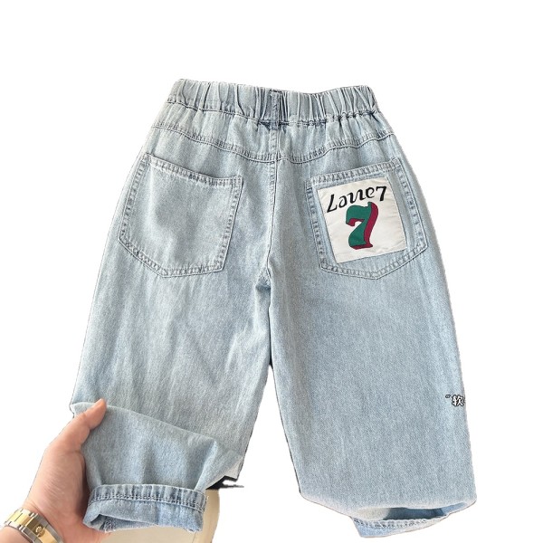 Polo衫工厂-儿童撞色印花卡通上衣