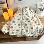 校服工厂-三层保暖棉女童夹克