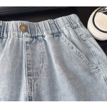 Polo衫工厂-儿童撞色印花卡通上衣