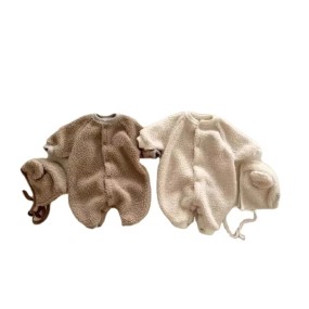 秋季连体衣工厂-针织毛圈幼儿爬服