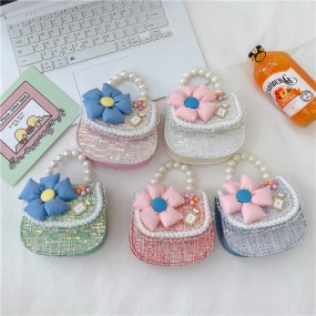 肩包生产厂家-甜美蝴蝶结爱心2024新款女童