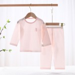婴儿服装供应商-夏季薄款纯棉分体睡衣