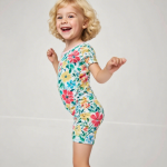 竹纤维睡衣套装工厂-新款定制短袖夏季柔软儿童女孩睡衣套装