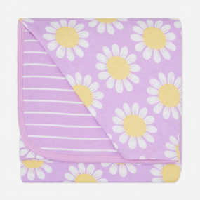 婴儿毯供应商-定制冬季竹纤维新款印花舒适针织床上用品