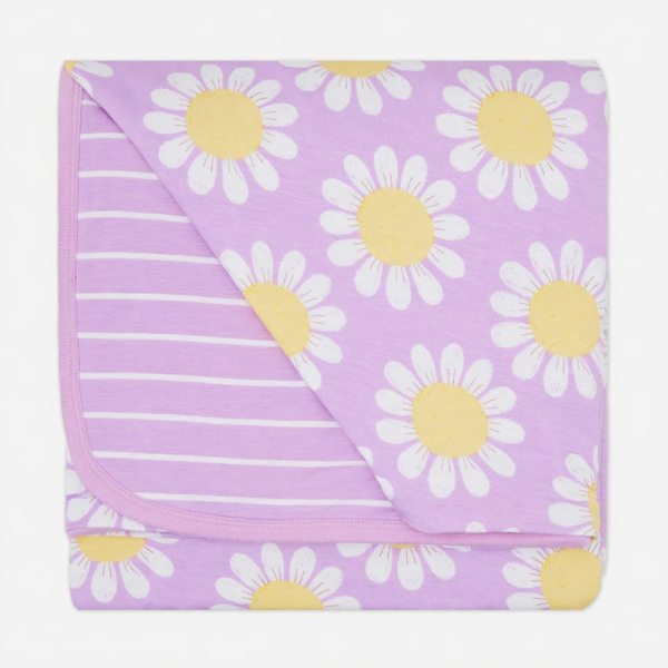 婴儿毯供应商-定制冬季竹纤维新款印花舒适针织床上用品