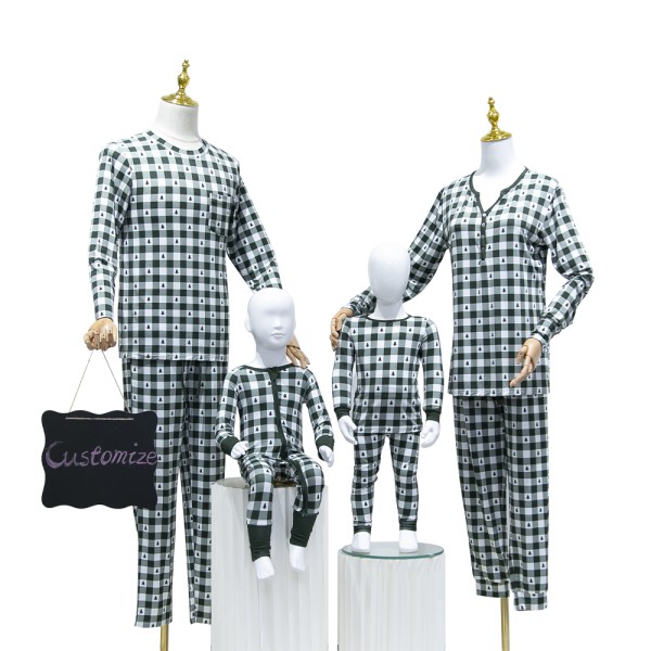 儿童睡眠服工厂-定制棉质服装套装万圣节睡衣批发长款