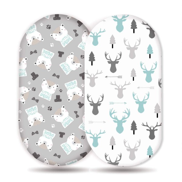 婴儿床单供应商-定制透气有机棉合身罩套棉纱床单