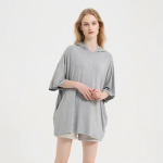 女士睡眠T恤厂家-代工定制Logo莱赛尔纤维超大弹力夏季