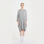 女士睡眠T恤工厂-代工定制柔软加大码短袖睡衣配口袋