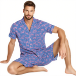 女士睡衣厂家-定制女士竹纤维长袖新款设计情人节