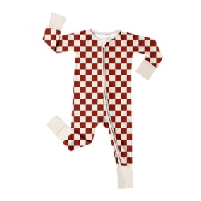 Newborn Jumpsuit Supplier - Custom Organic Bamboo Convertible Zipper Onesie Kids Pajamas