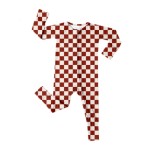 新生儿连体衣供应商-定制有机竹纤维可转换拉链连体衣儿童睡衣