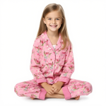 家庭睡衣套装工厂-情人节睡衣家庭配套新年父母儿童