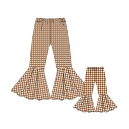 喇叭裤厂家-定制女孩秋装亲子喇叭裤