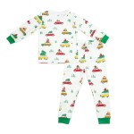 婴儿连体衣供应商-定制活性印花有机竹纤维拉链批发夏季