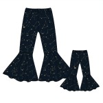 喇叭裤厂家-定制女孩秋装亲子喇叭裤