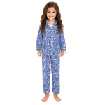 圣诞睡衣工厂-代工家庭印花休闲透气竹纤维新款成人