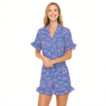 女士睡衣厂家-定制女士竹纤维长袖新款设计情人节