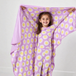 婴儿毯供应商-定制冬季竹纤维新款印花舒适针织床上用品