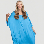 女士睡衣供应商-批发短袖柔软睡裙睡眠连衣裙配口袋