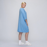 女士睡裙供应商-柔软竹纤维睡衣短袖超大均码