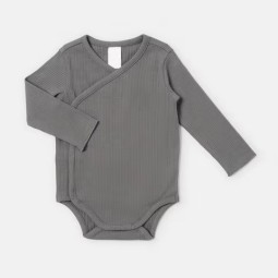 婴儿连体衣厂家-定制男女通用新生竹纤维舒适按扣闭合