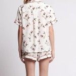 女士睡衣工厂-定制有机竹棉两件套夏季超大家居服