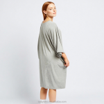 女士睡眠T恤工厂-定制颜色印花短睡衣均码清凉超大