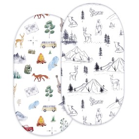 Baby Crib Sheets Manufacturer - Custom Print Bamboo Cotton Fitted Cover OEM Super Soft