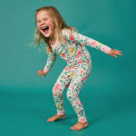 竹纤维睡衣厂家-定制印花舒适长袖夏季透气