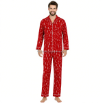 家庭睡衣套装供应商-高品质竹纤维新款印花亲子婴儿拉链连体衣