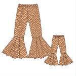 喇叭裤厂家-定制女孩秋装亲子喇叭裤