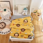 棉纱襁褓毯厂家-2层100%竹棉纯色印花设计