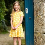 有机棉女孩连衣裙工厂-可定制印花可持续儿童服装短袖