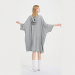 女士睡眠T恤工厂-代工定制柔软加大码短袖睡衣配口袋