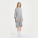 女士睡眠T恤工厂-代工定制柔软加大码短袖睡衣配口袋